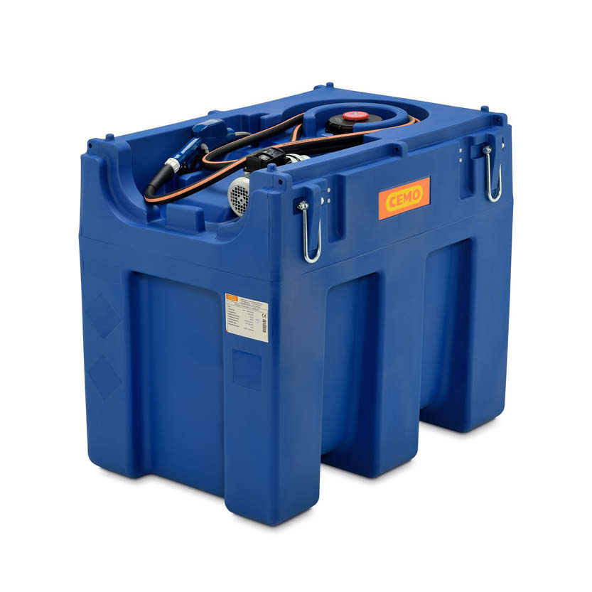 Mobil AdBlue tank 600 liter med pump, behållare med kranöglor - 230V pump