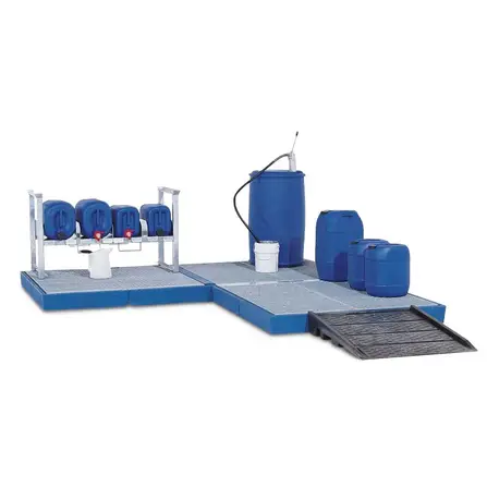 Arbetsgolv BK30.15 av PE, en sektion med mått 3000x1500x150 mm