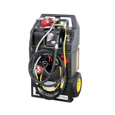 Tankvagn för tömning och tankning av bränslen, 95 L, med 12V pump