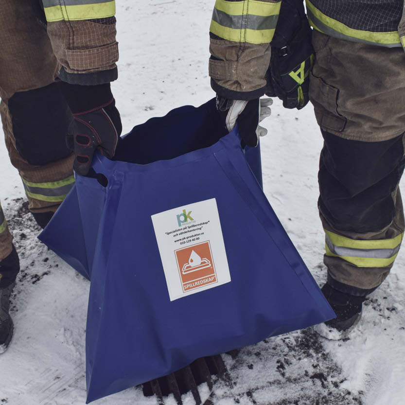 Brunnstätning med handtag blå 70 L
