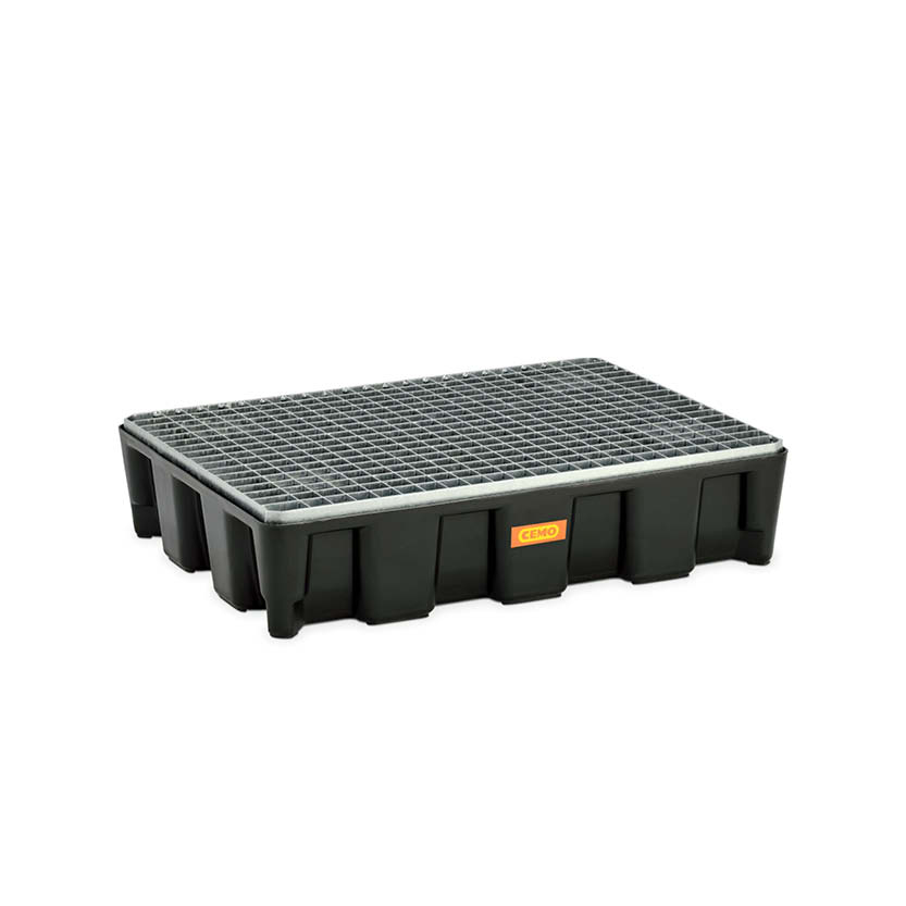 Arbetsgolv 60HD av PE med stålgaller, en sektion med mått 800x600x180 mm