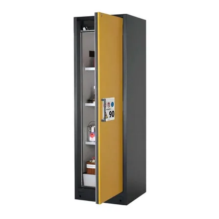 Brandsäkert kemikalieskåp Select W-63R bredd 600 mm, 3 hyllplan, högerhängd dörr
