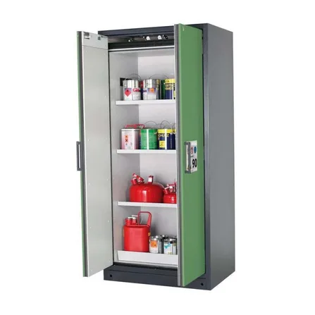 Brandsäkert kemikalieskåp Select W-93-O bredd 900 mm, 3 hyllplan
