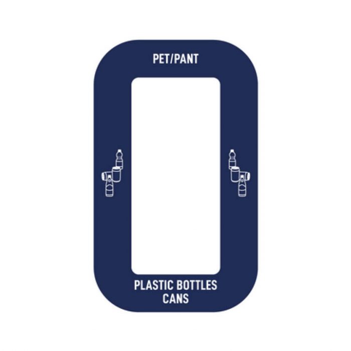 Källsorteringsdekal - PET, Pant - passar möbel Multi
