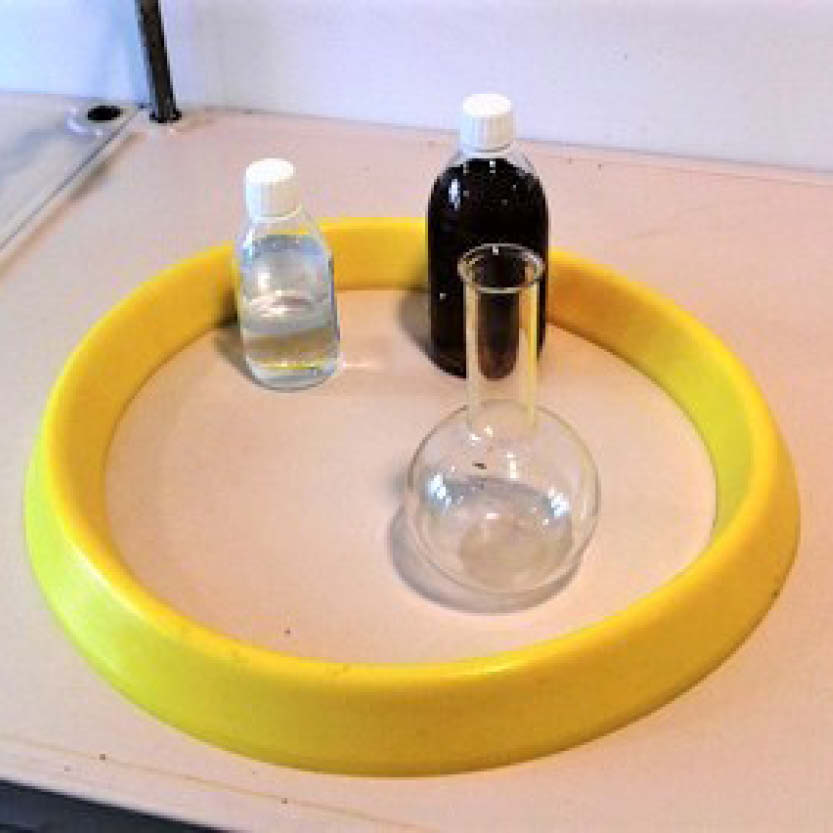 Spillbarriär rund 450 mm i diameter