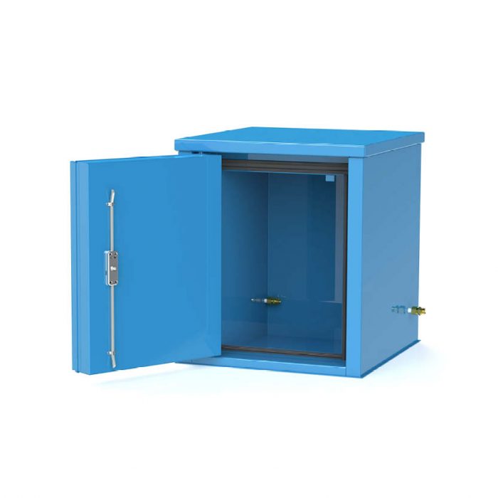 Gasskåp EI30 för förvaring av 1-2 st gasolflaskor P11, isolerat för inomhusbruk - För 1 P11, 780x770x780 mm