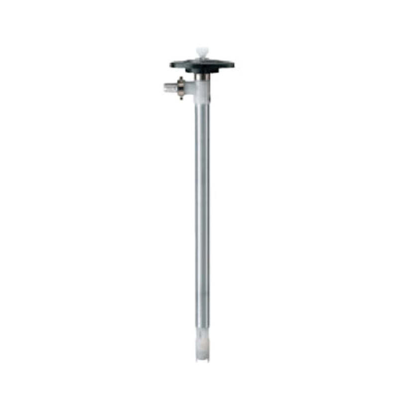 Pumprör aluminium - 1000 mm
