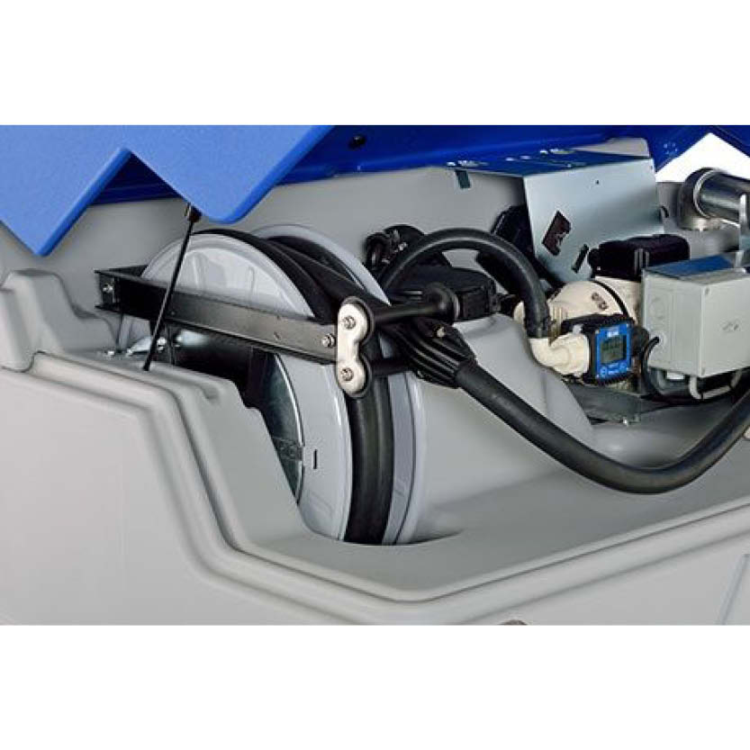 AdBlue tank CUBE 2500 L Premium utomhus, med flödesmätare och lock