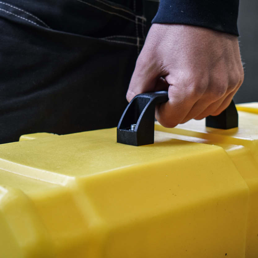 Förvaringsbox av PE till brunnsmattor - 475 mm