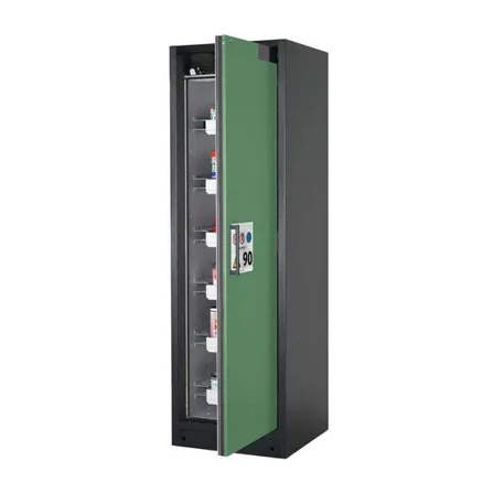 Brandsäkert kemikalieskåp Select W-66R-O bredd 600 mm, 6 utdragskar, högerhängd dörr