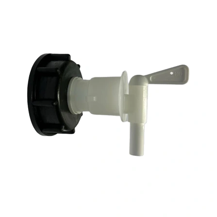 Tappkran med smal pip, passar 10 mm slang
