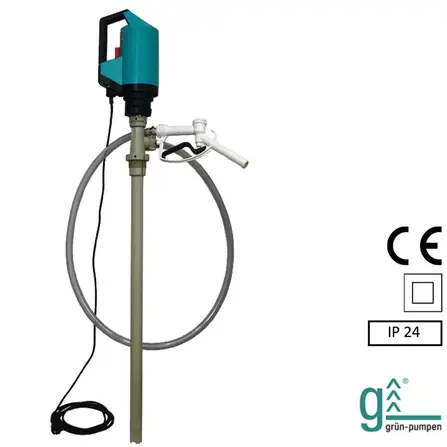 Pumpset BIO, fatpump med varvtalsreglerad motor