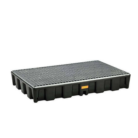 Arbetsgolv 120HD av PE med stålgaller, en sektion med mått 1200x800x180 mm