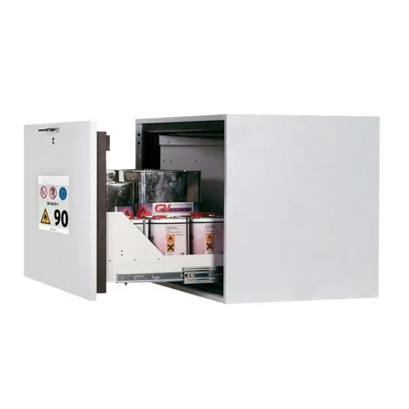 Brandsäkert underskåp GU90 90 min, med ett utdragskar, bredd 900 mm