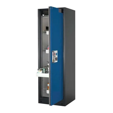 Brandsäkert kemikalieskåp Select W-64R-O bredd 600 mm, 4 utdragskar, högerhängd dörr
