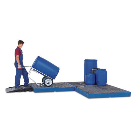 Arbetsgolv BK22.15 av PE, en sektion med mått 2200x1500x150 mm