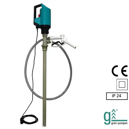 Pumpset AV, fatpump med varvtalsreglerad motor