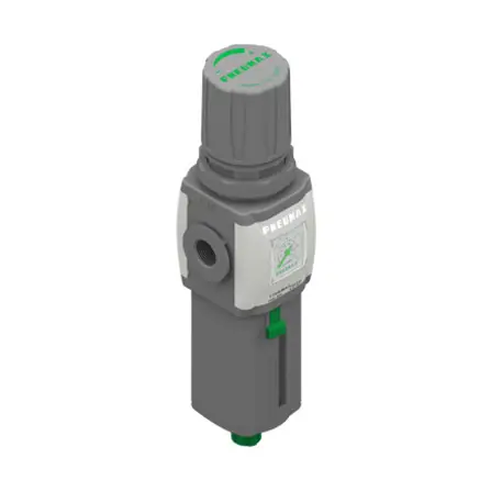Filterregulator 1/4, 12 bar med inbyggd manometer