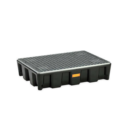 Arbetsgolv 60HD av PE med stålgaller, en sektion med mått 800x600x180 mm