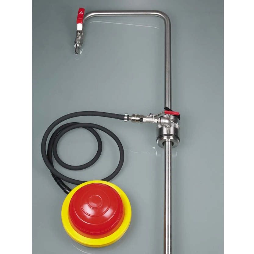 Fatpump, rostfri med fotmanövrering, ATEX-klassad
